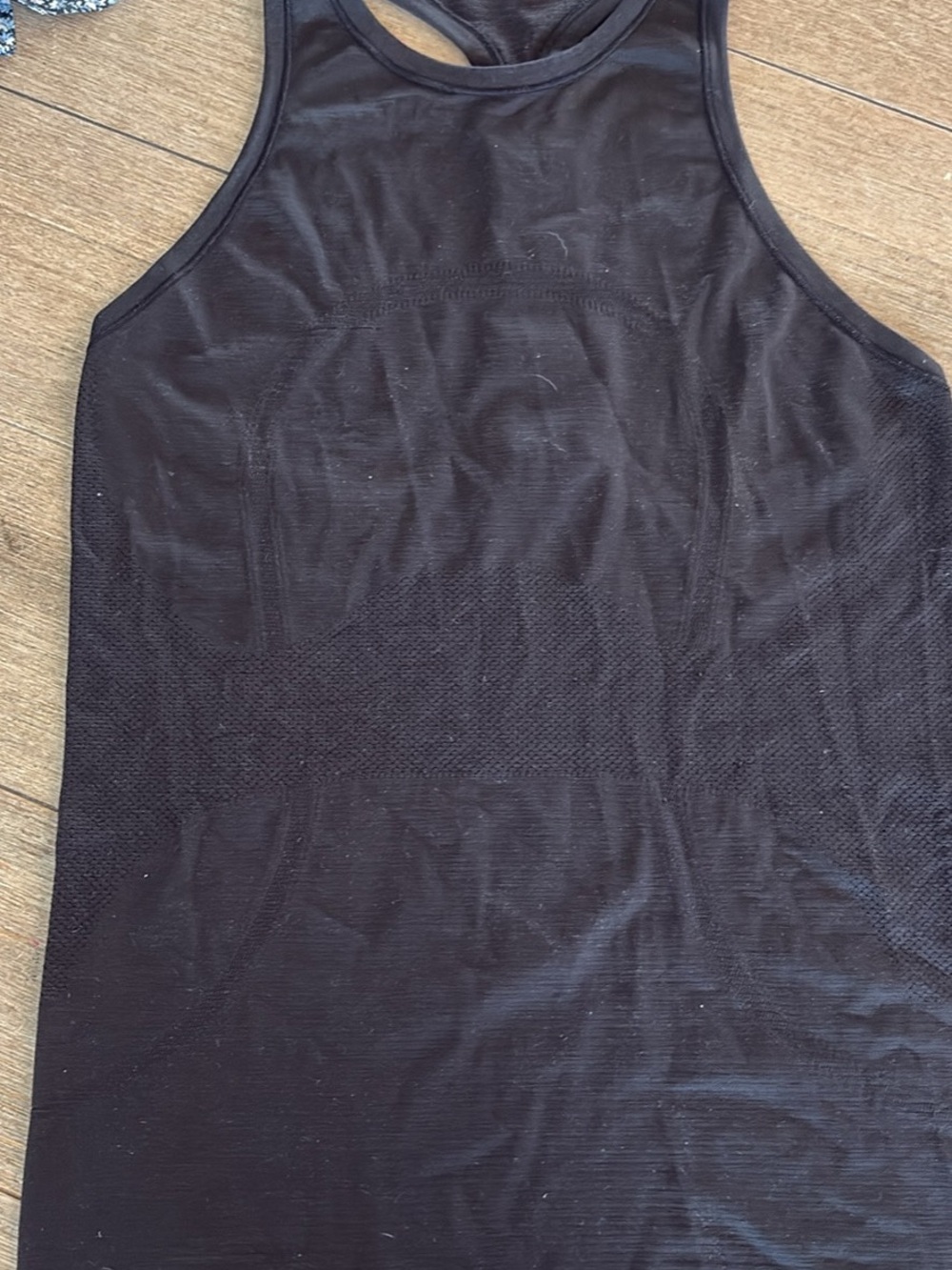 lululemon athletica Black Racerback Tank Top